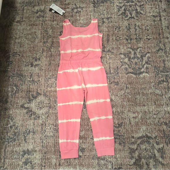 NWT Lola & Taylor Sleeveless Jumpsuit in Wild Orchid Tie Dye - Picture 4 of 6